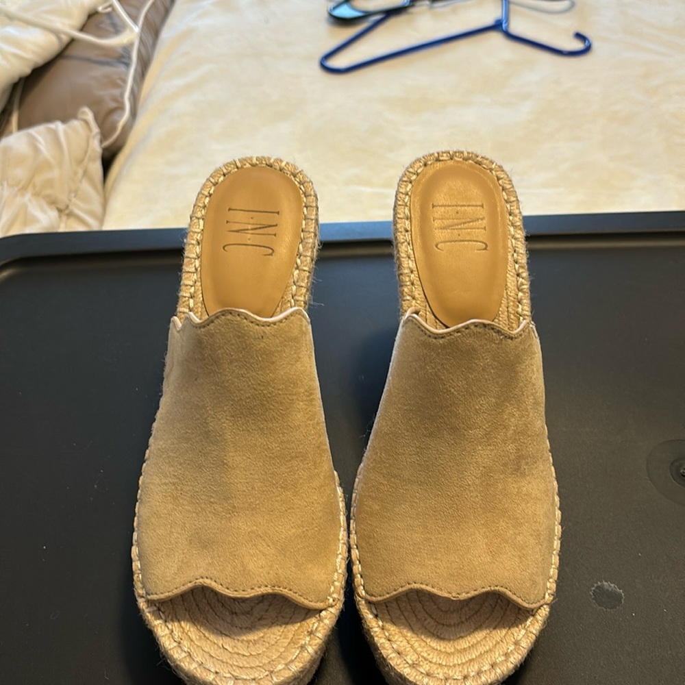 Brand new suede slip on